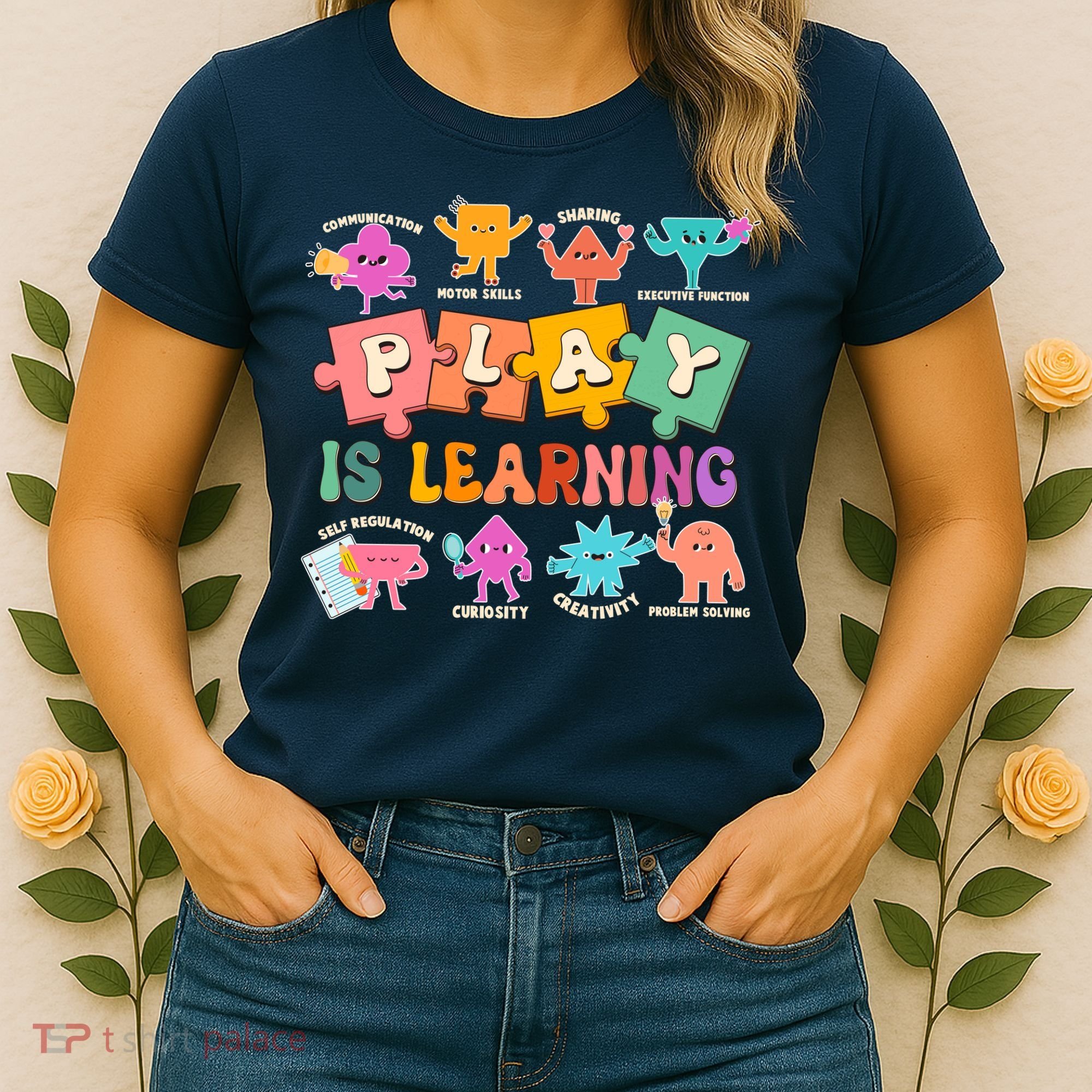 Play Is Learning Kindergarten Teacher Student Life Women's T-Shirt