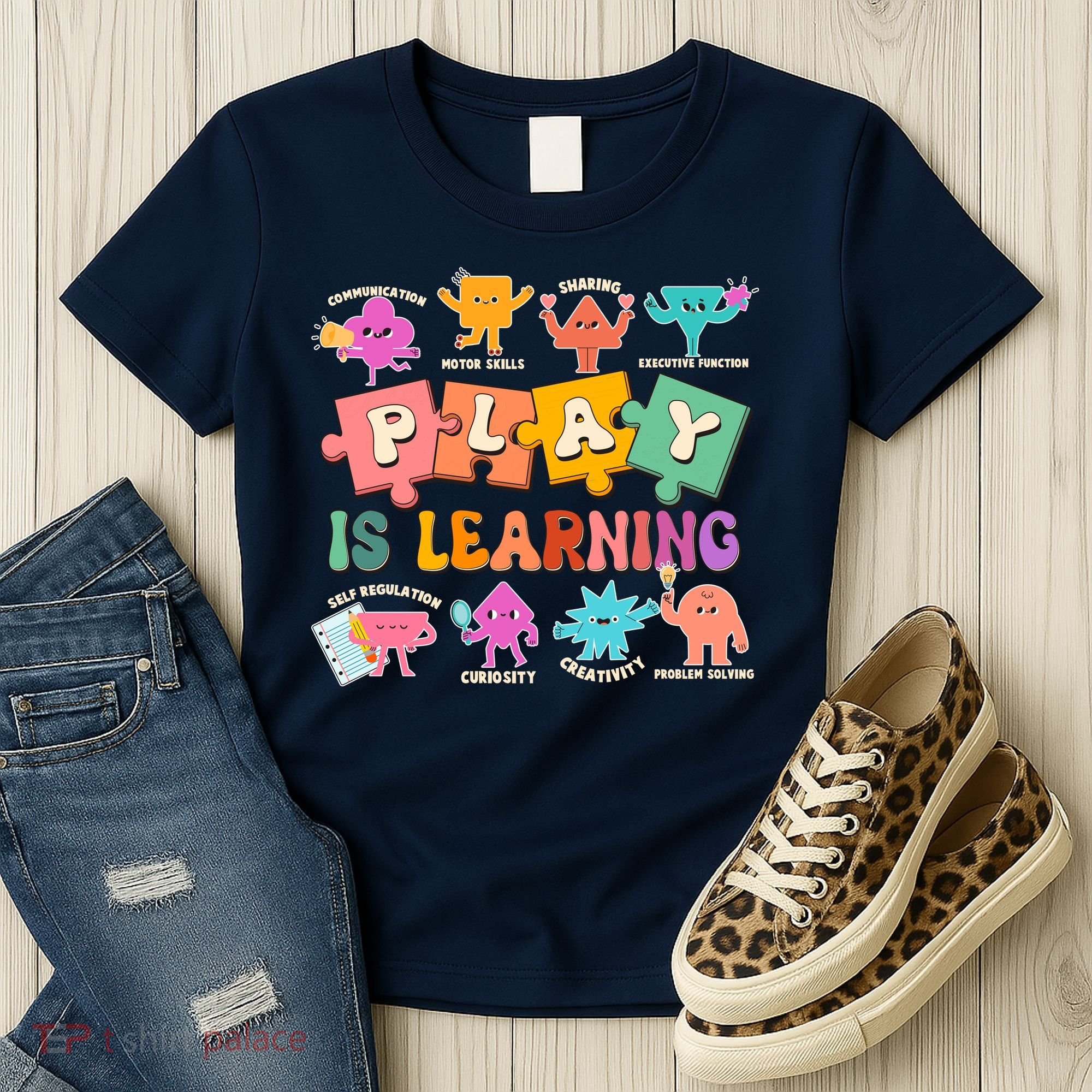 Play Is Learning Kindergarten Teacher Student Life Women's T-Shirt