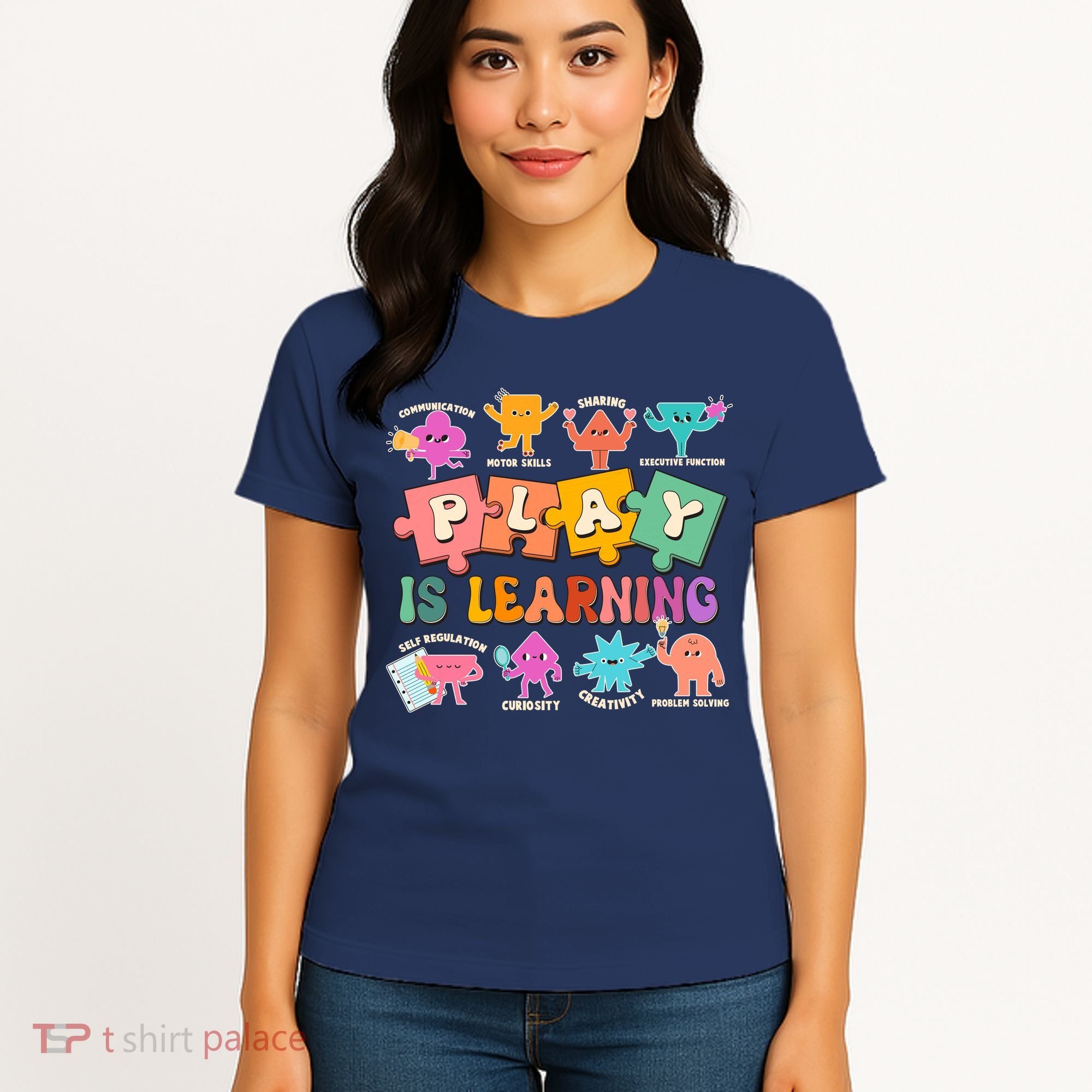 Play Is Learning Kindergarten Teacher Student Life Women's T-Shirt