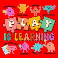 Play Is Learning Kindergarten Teacher Student Life Santa Hat thumb 1