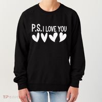 Ps I Love You Day ValentineS Day Purple Heart Women's Sweatshirt thumb 0
