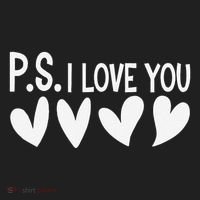 Ps I Love You Day ValentineS Day Purple Heart Women's Sweatshirt thumb 2