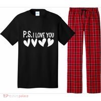 Ps I Love You Day ValentineS Day Purple Heart Pajama Set thumb 0