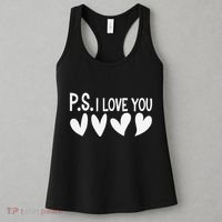 Ps I Love You Day ValentineS Day Purple Heart Women's Tank Top thumb 3