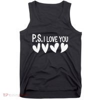 Ps I Love You Day ValentineS Day Purple Heart Tank Top thumb 0