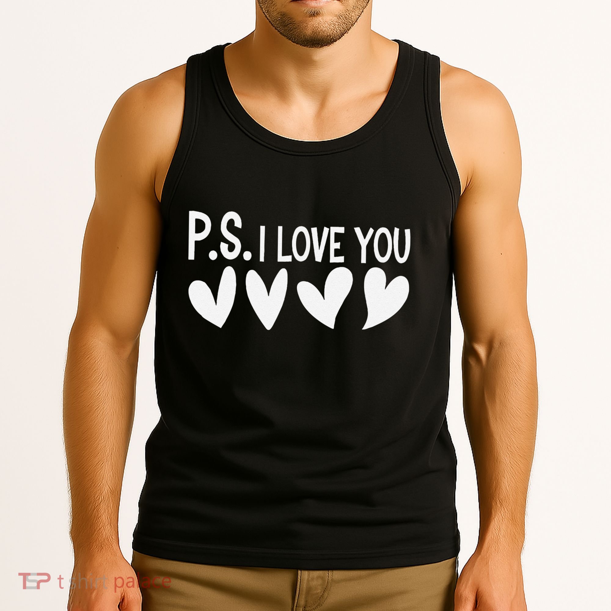 Ps I Love You Day ValentineS Day Purple Heart Tank Top