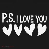 Ps I Love You Day ValentineS Day Purple Heart Tank Top thumb 6