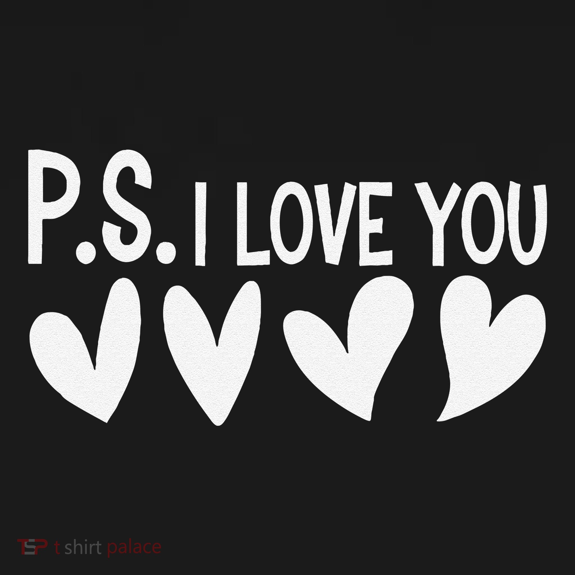 Ps I Love You Day ValentineS Day Purple Heart Tank Top