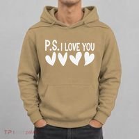 Ps I Love You Day ValentineS Day Purple Heart Hoodie thumb 0