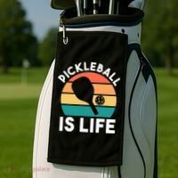Pickleball Is Life Golf Towel thumb 2