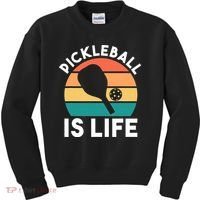 Pickleball Is Life Kids Sweatshirt thumb 0