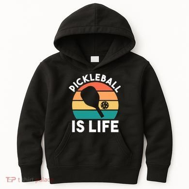 Pickleball Is Life Kids Hoodie