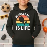 Pickleball Is Life Kids Hoodie thumb 2