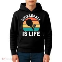 Pickleball Is Life Kids Hoodie thumb 4