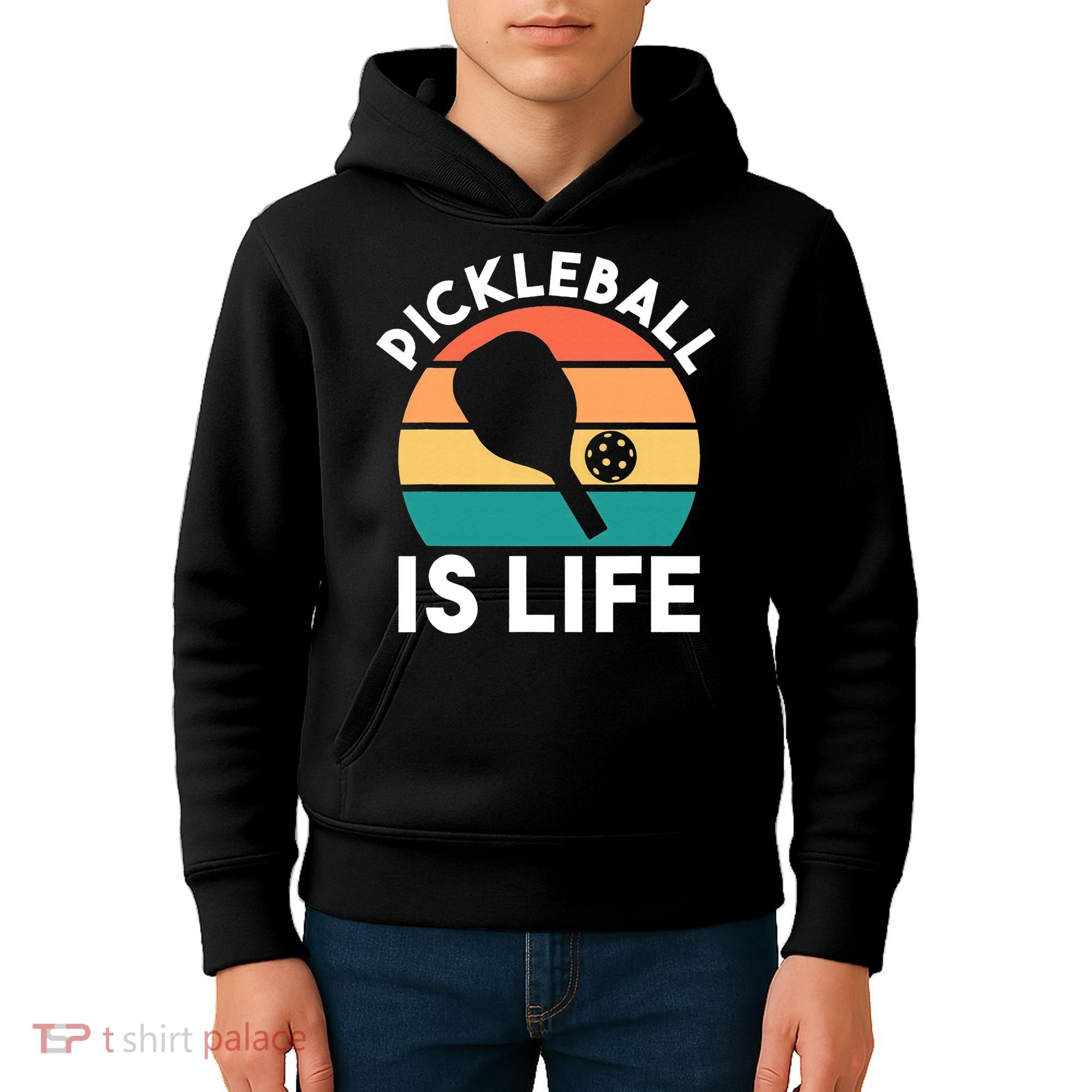 Pickleball Is Life Kids Hoodie