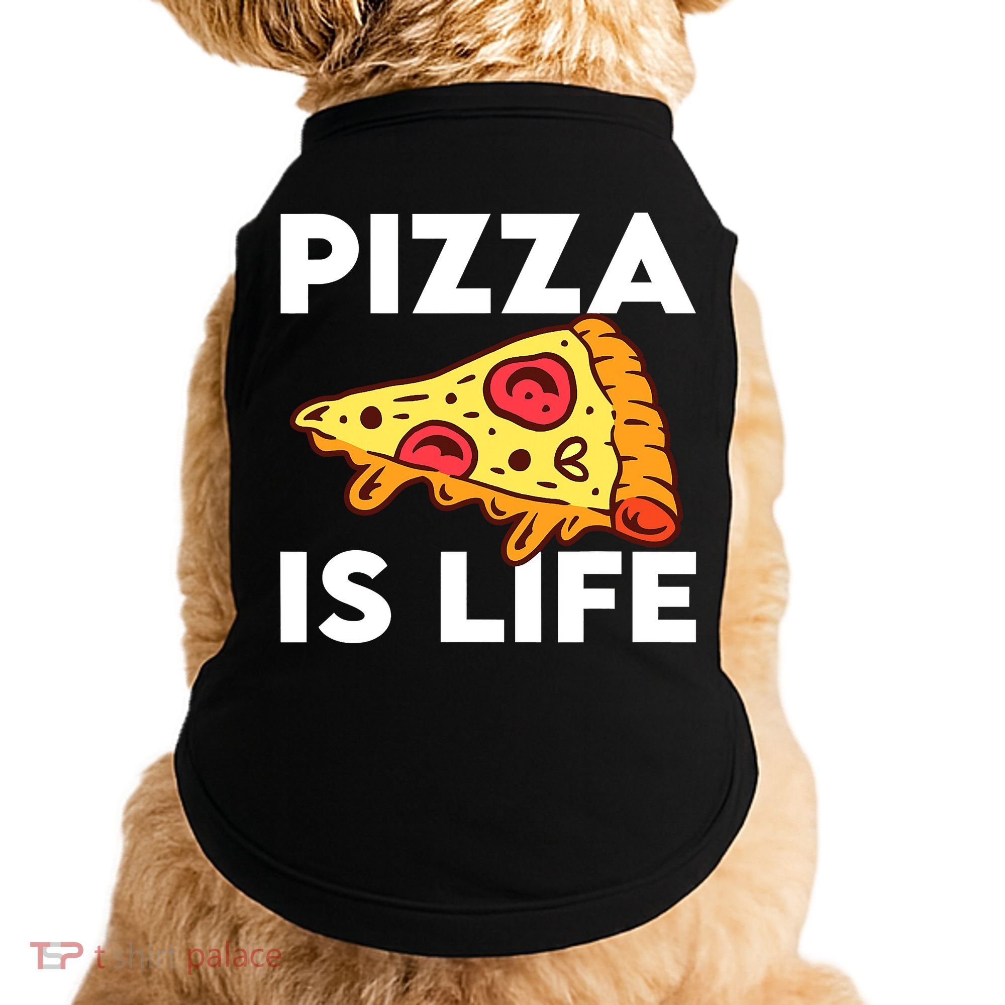 Pizza Is Life Doggie Tank