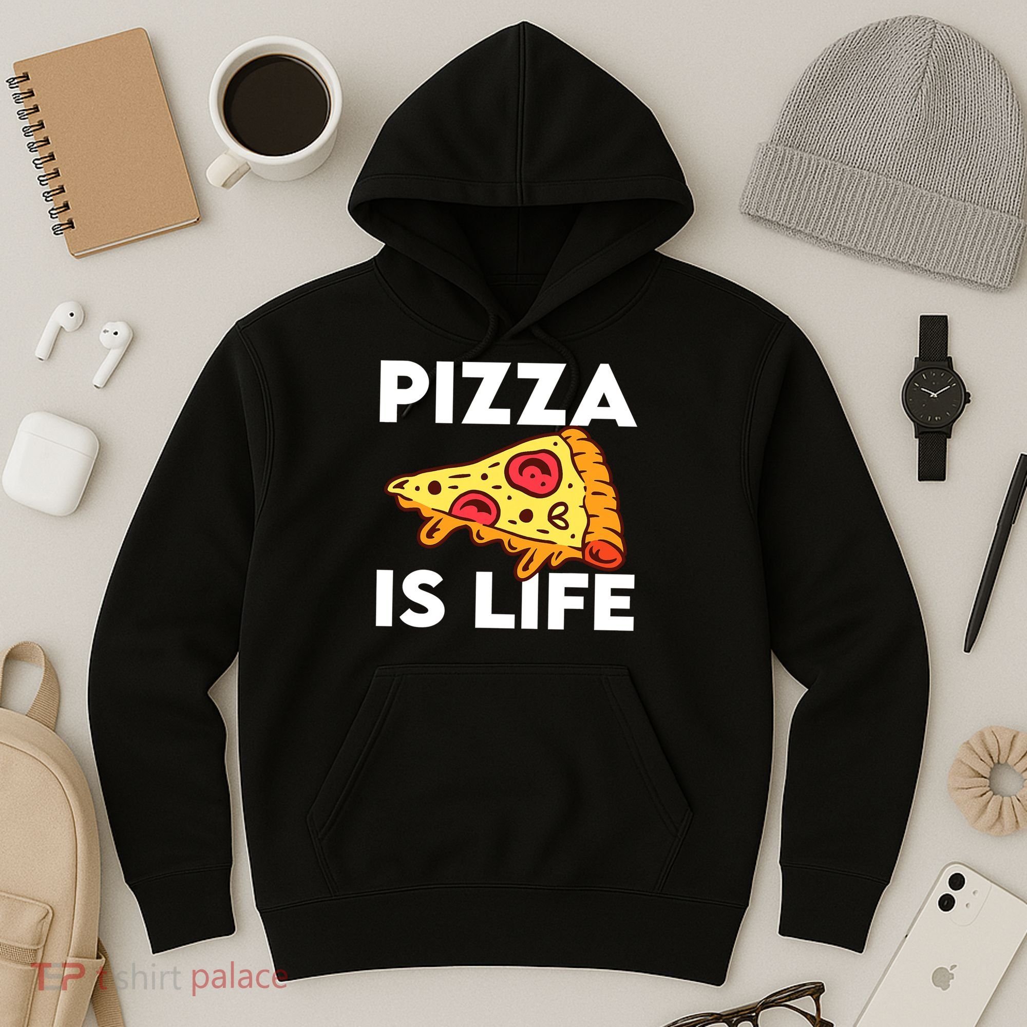 Pizza Is Life Hoodie