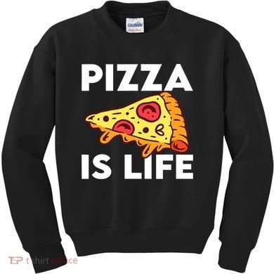 Pizza Is Life Kids Sweatshirt