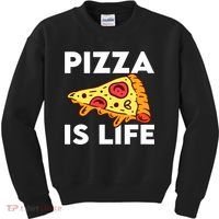 Pizza Is Life Kids Sweatshirt thumb 0