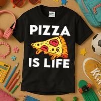Pizza Is Life Kids T-Shirt thumb 3