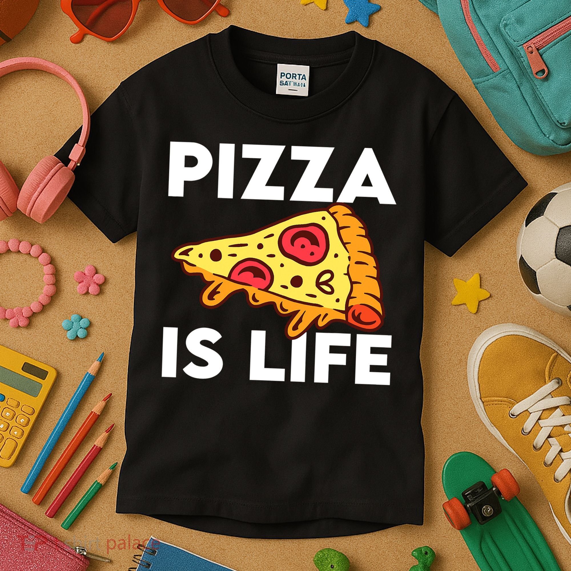 Pizza Is Life Kids T-Shirt