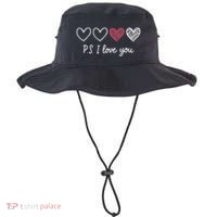 Ps I Love You Day ValentineS Day Purple Heart Women Bucket Hat thumb 0