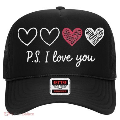 Ps I Love You Day ValentineS Day Purple Heart Women Hat