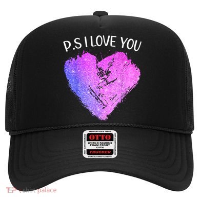 Ps I Love You Day ValentineS Day Purple Heart Women Hat