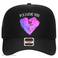 Ps I Love You Day ValentineS Day Purple Heart Women Hat thumb 0