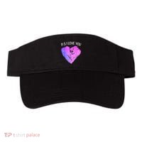Ps I Love You Day ValentineS Day Purple Heart Women Visor thumb 0