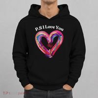 Ps I Love You Day ValentineS Day Purple Heart Women Hoodie thumb 0