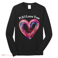 Ps I Love You Day ValentineS Day Purple Heart Women Long Sleeve Shirt thumb 0