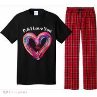 Ps I Love You Day ValentineS Day Purple Heart Women Pajama Set thumb 0