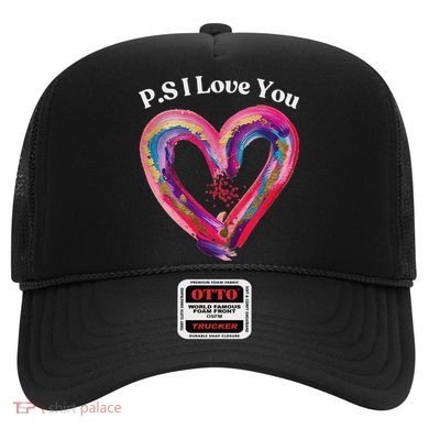 Ps I Love You Day ValentineS Day Purple Heart Women Hat