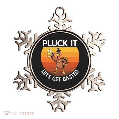Pluck It Lets Get Basted Turkey Gift Ornament