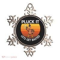 Pluck It Lets Get Basted Turkey Gift Ornament thumb 0