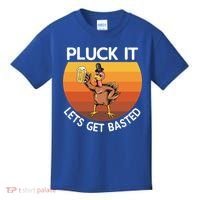 Pluck It Lets Get Basted Turkey Gift Kids T-Shirt thumb 0