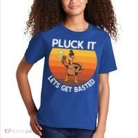 Pluck It Lets Get Basted Turkey Gift Kids T-Shirt thumb 2