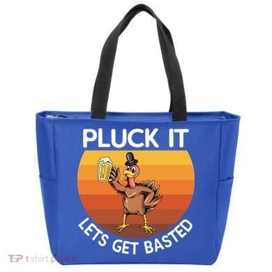 Pluck It Lets Get Basted Turkey Gift Tote Bag