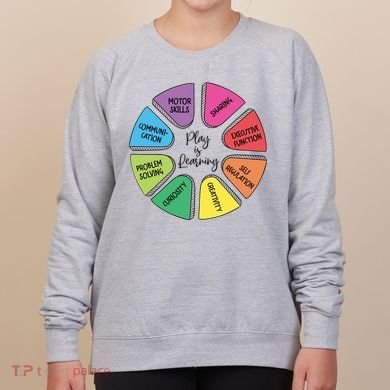 Play Is Learning Teacher Appreciation Women's Sweatshirt