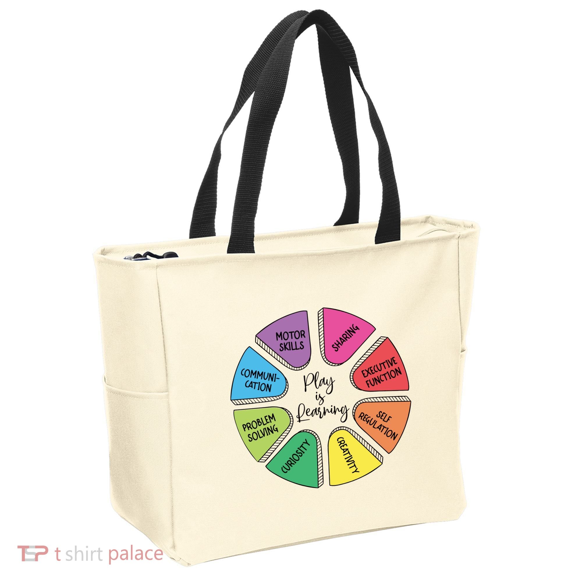 Play Is Learning Teacher Appreciation Tote Bag