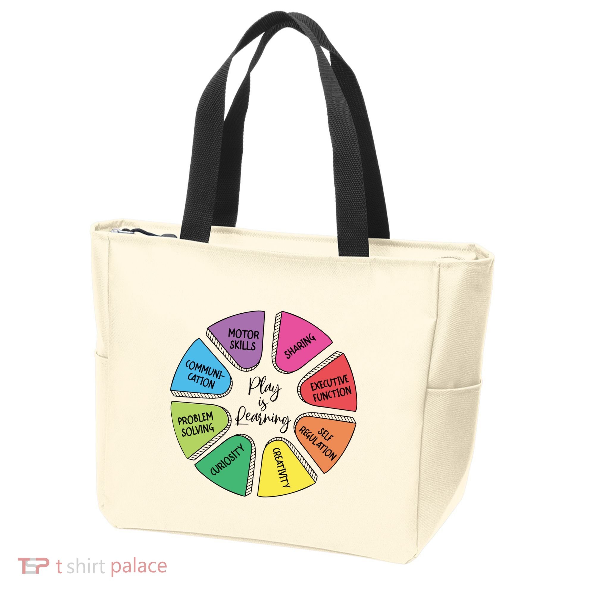Play Is Learning Teacher Appreciation Tote Bag