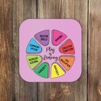 Play Is Learning Teacher Appreciation Coaster thumb 0