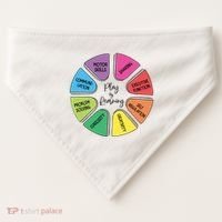 Play Is Learning Teacher Appreciation USA-Made Doggie Bandana thumb 0