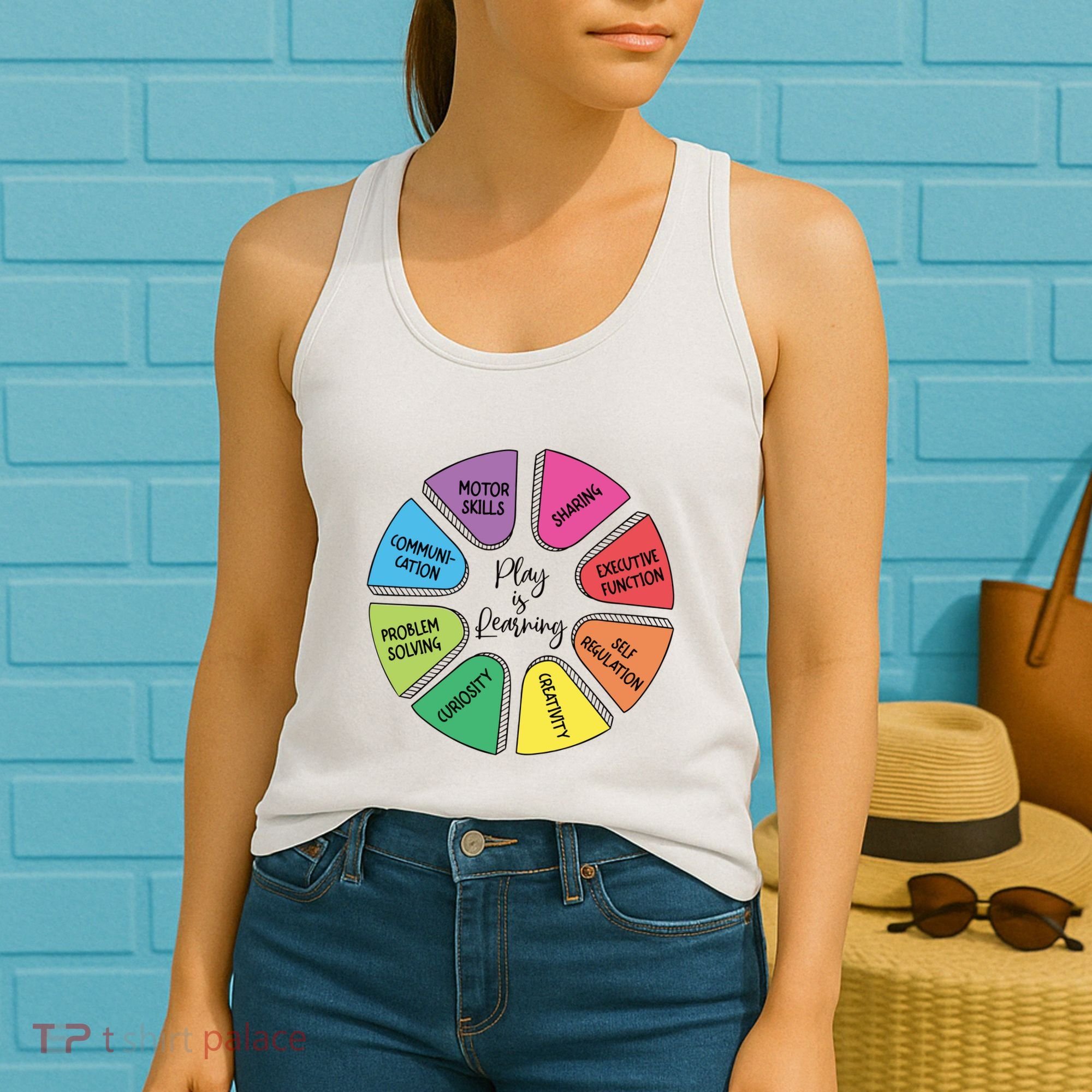 Play Is Learning Teacher Appreciation Women's Tank Top