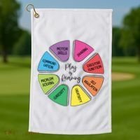 Play Is Learning Teacher Appreciation Golf Towel thumb 1