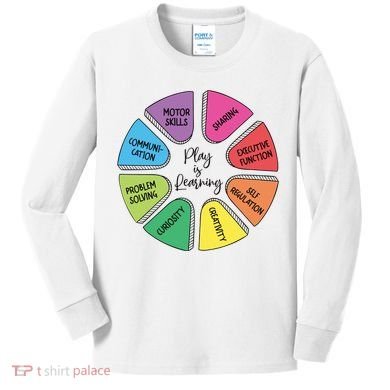 Play Is Learning Teacher Appreciation Kids Long Sleeve Shirt