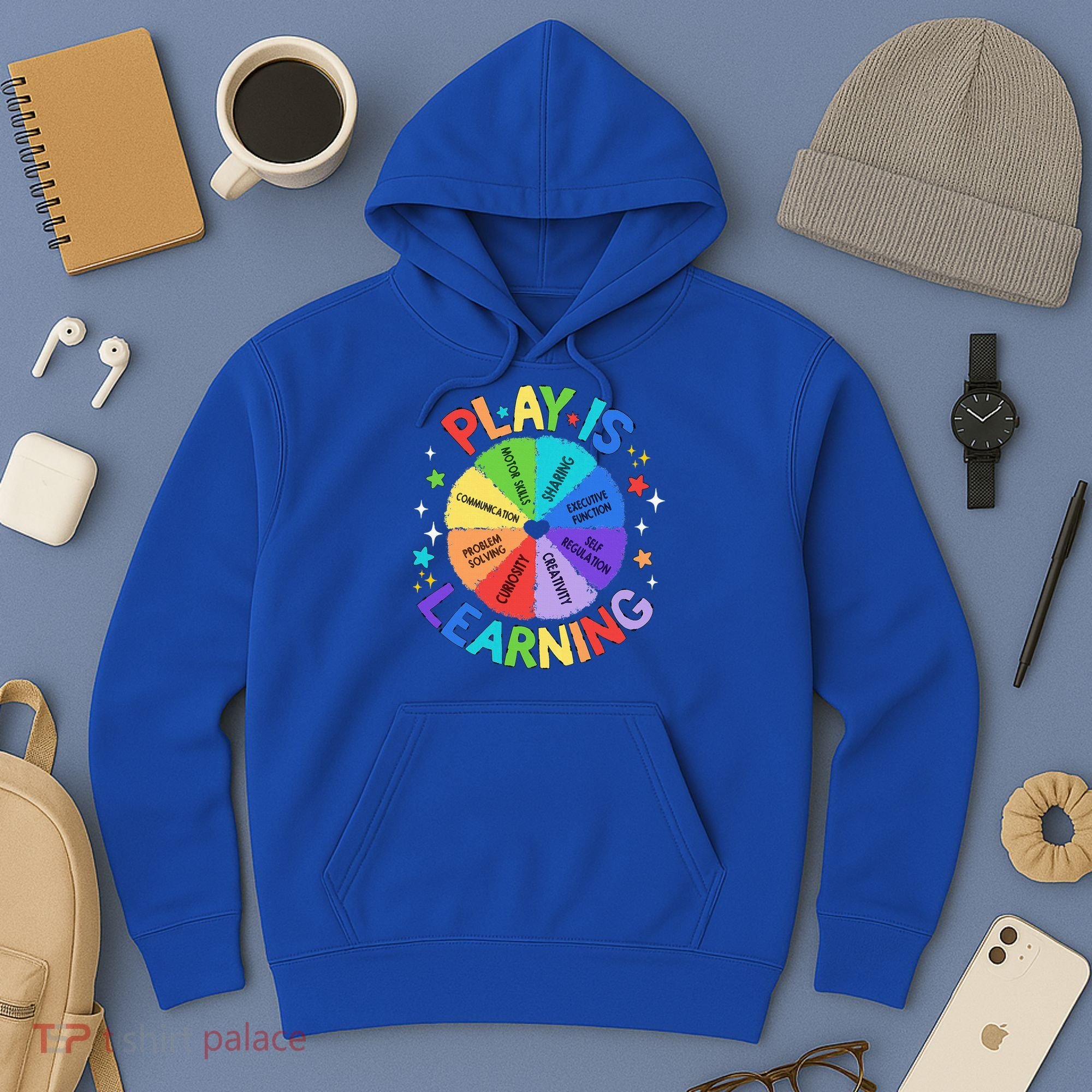 Play Is Learning Teachers Preschool Hoodie