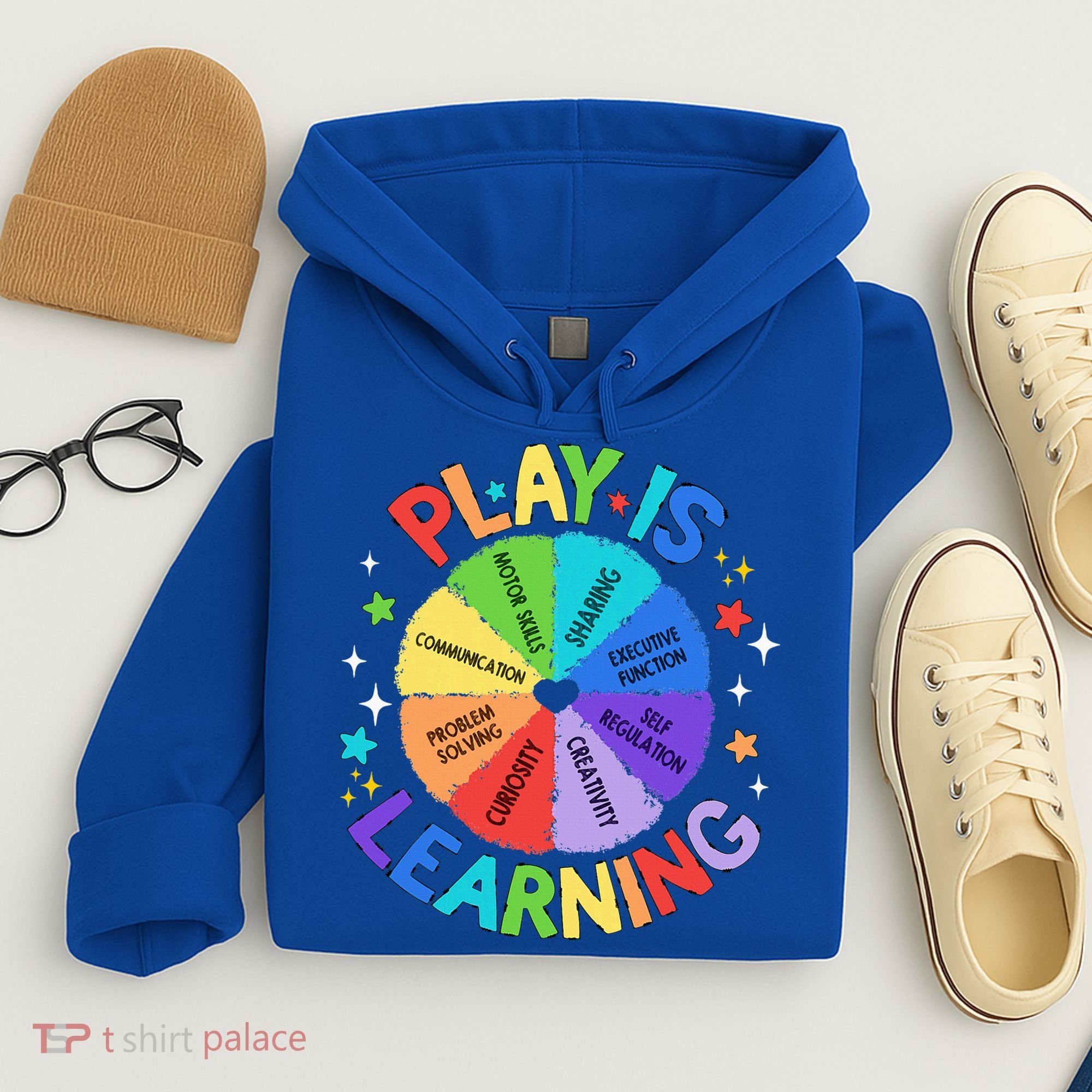 Play Is Learning Teachers Preschool Hoodie