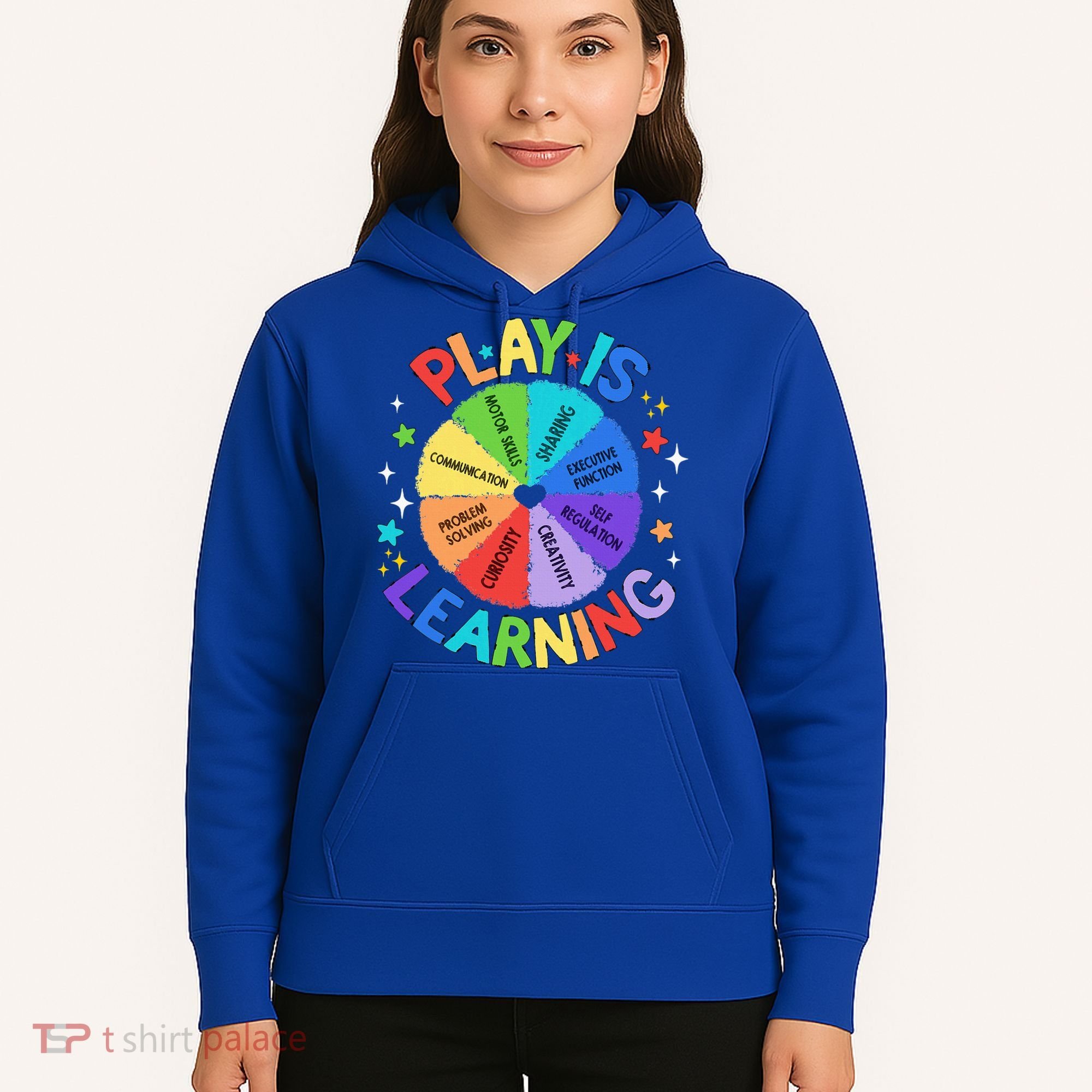 Play Is Learning Teachers Preschool Hoodie